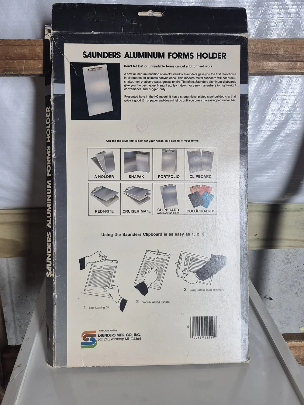Saunders Aluminum Forms Holder Clipboard - Silver
